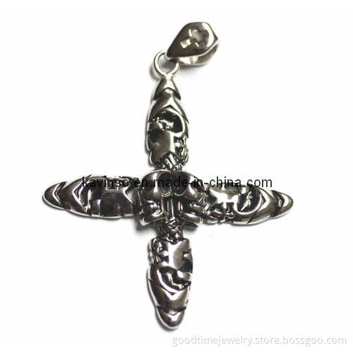 Stainless Steel Holy Cross Jesus Pendants